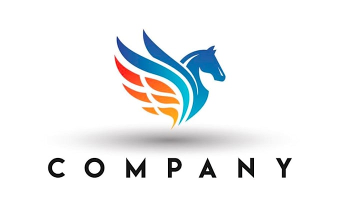 create modern awesome pegasus logo just 24 hrs