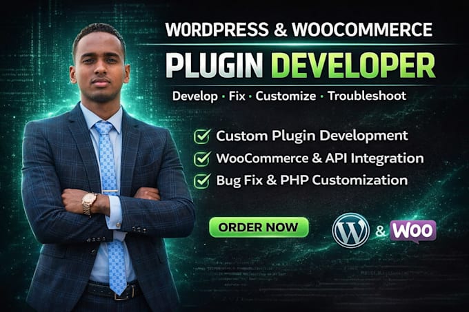 develop, fix, edit or troubleshoot custom wordpress plugin or woocommerce plugin