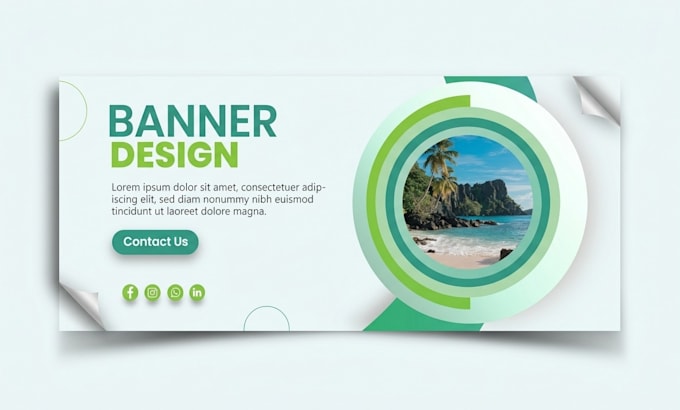 design website banner linkedin banner for you