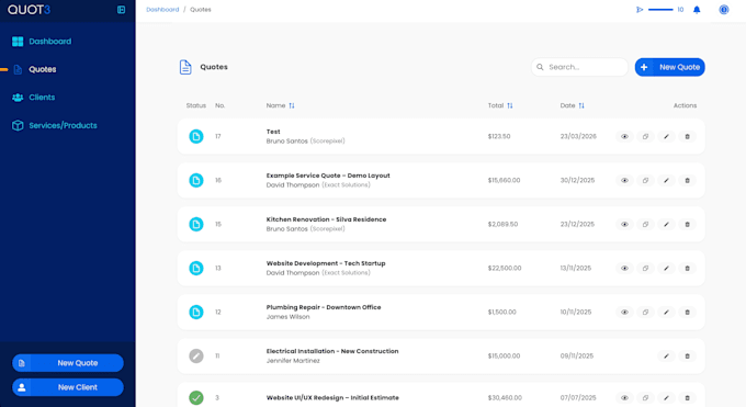 build your react or next web application