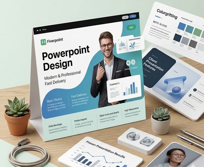 design a modern and professional powerpoint presentation