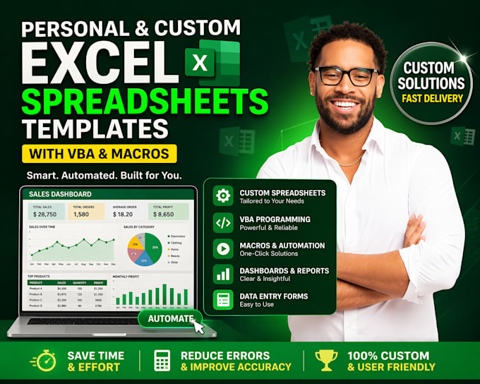 make personal custom excel spreadsheet templates with vba and macros