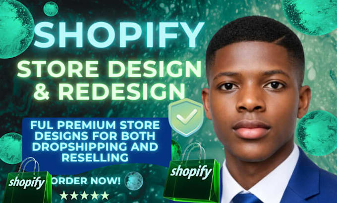 design and redesign shopify store