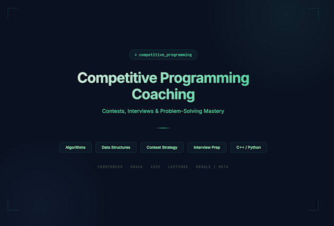 help with competitive programming like codeforces leetcode etc