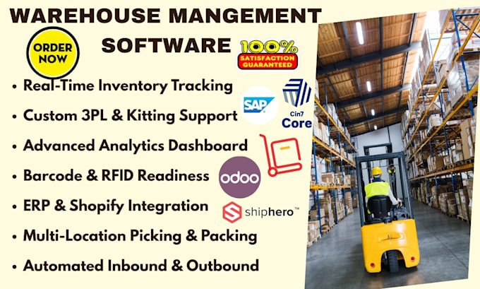setup warehouse management  via shiphero sap increff generix solochain rf smart