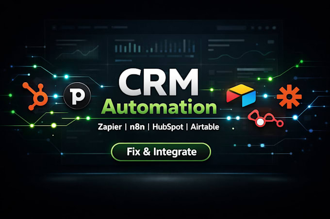 setup integrate hubspot pipedrive komo clay CRM airtable zapier n8n workflow