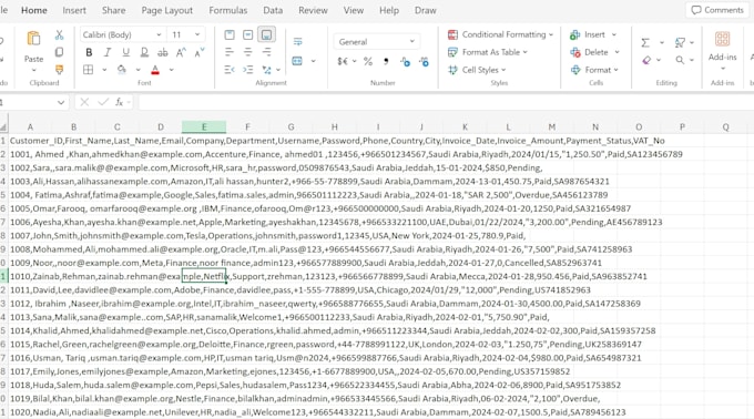 clean format and organize excel data professionally