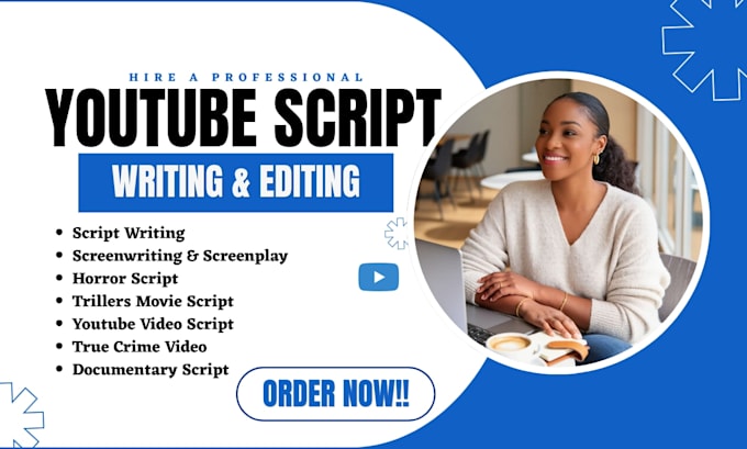 write, edit grip true crime youtube script, short film, thrilling, horror script