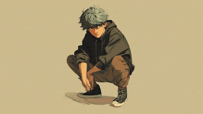 draw anime sketch colored