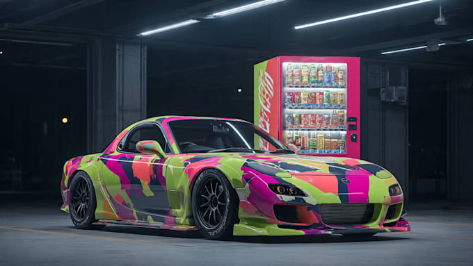 wrap design racing car wrap, car wrap design