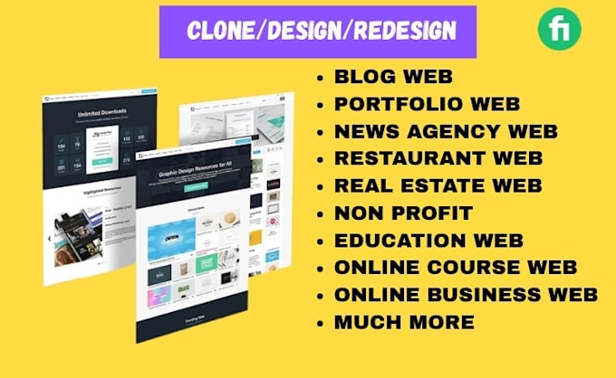 design or clone SEO friendly mobile optimized wordpress blog or business website