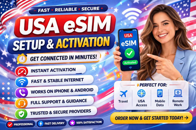provide USA esim with fast activation and reliable data plan