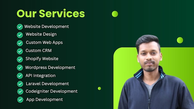 build website, ecommerce store, web application