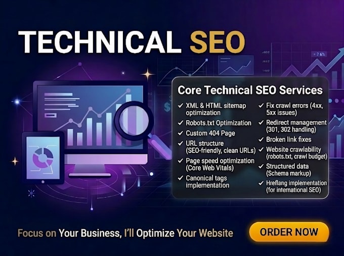 advance website SEO audit and fix technical errors
