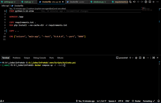 deploy your web app on AWS docker render or server