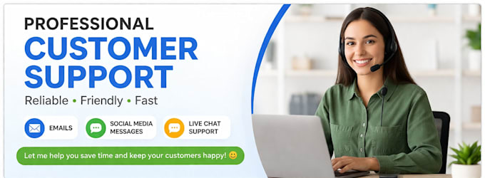 handle your customer support and reply to messages professionally