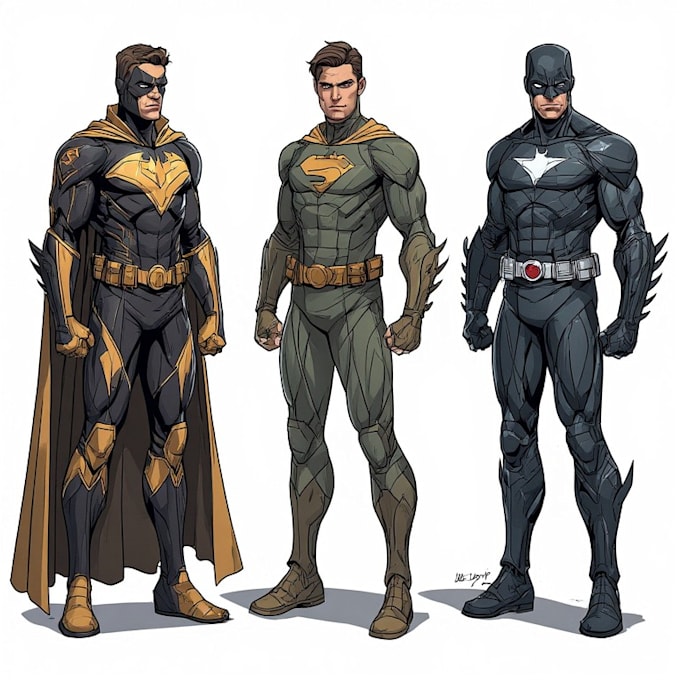 superhero character for comics