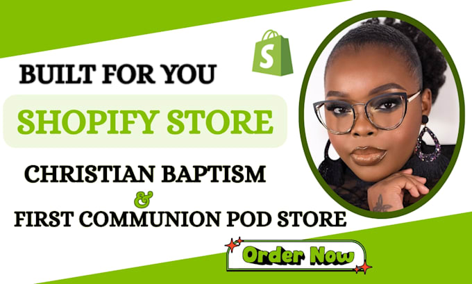 setup baptism and first communion pod gift store on etsy shopify print on demand