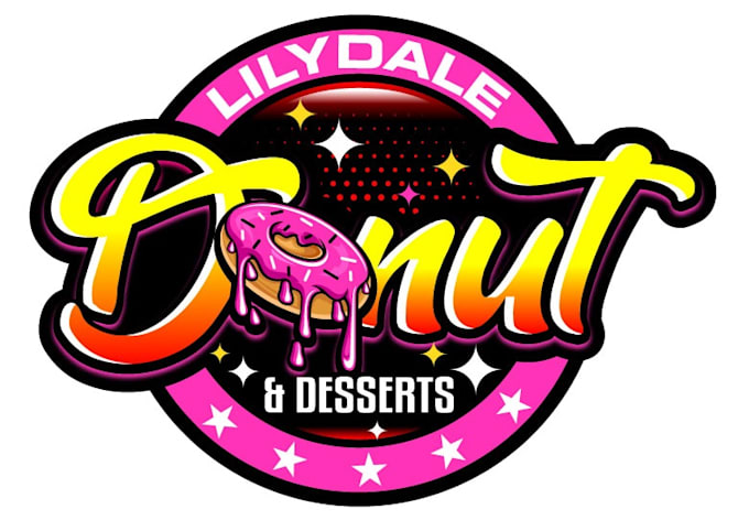 design awesome donut logo with free source files
