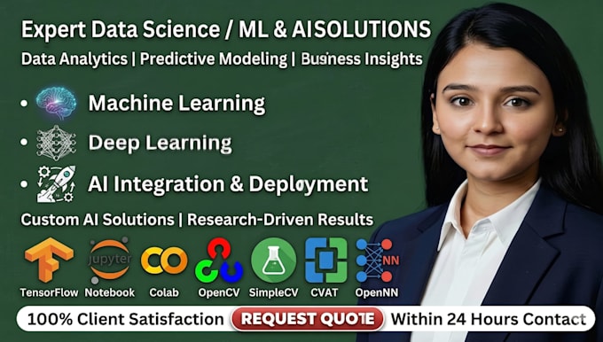 do machine learning, deep learning, nlp, computer vision, and data science tasks