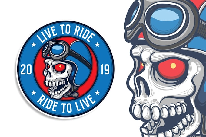 design good looking bike logo with original concept