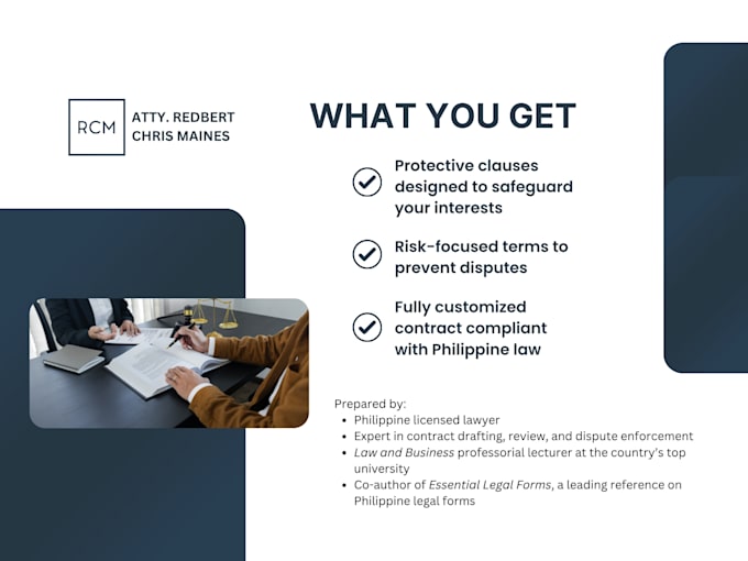 draft a contract that protects your interests