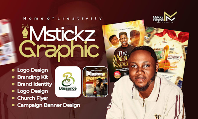 create logo design and branding kit package with brand identity