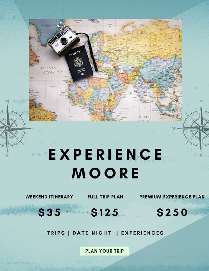 plan your travel itinerary, dates, and special experiences