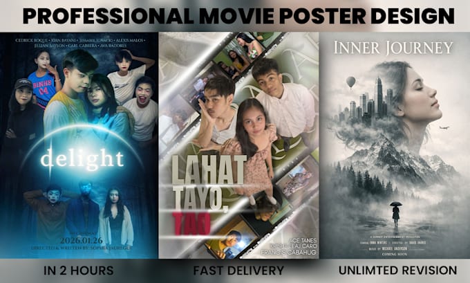 do movie poster or film poster within 24 hour