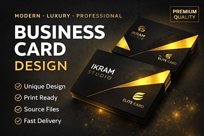 design unique and modern business card