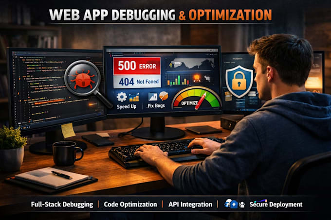 fix bugs and optimize web apps laravel react nodejs net PHP