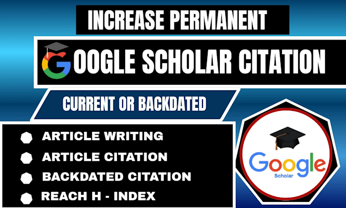 increase citation to your google scholar profile