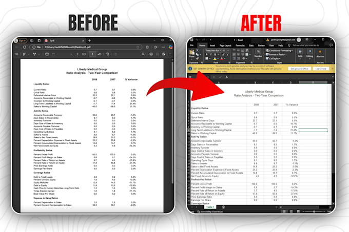 convert PDF to word or word to PDF