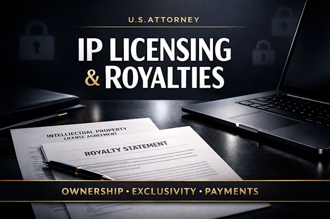 draft a professional IP licensing and royalty agreement