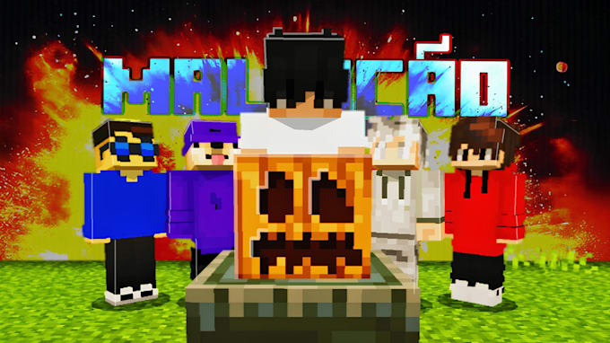 make a minecraft thumbnail for you