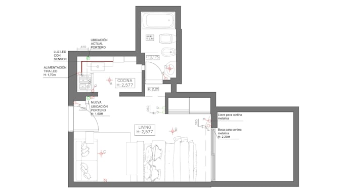 provide professional interior drafting and millwork plans