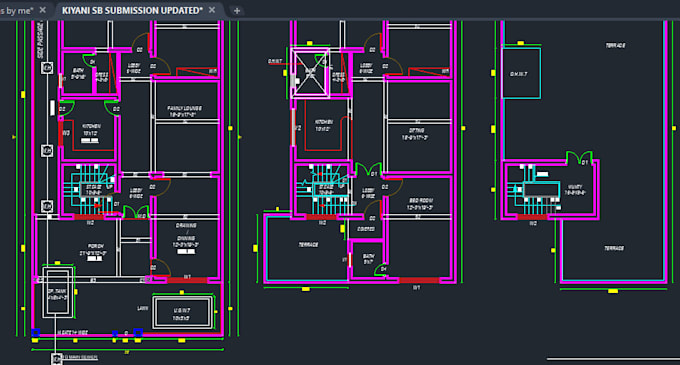 draw professional autocad 2d,3d floor plans for residential commercial projects