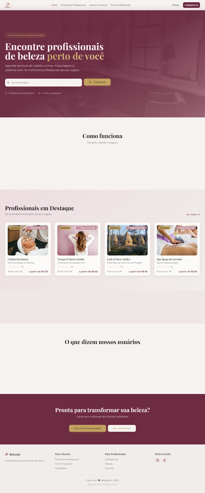 create a modern responsive professional website