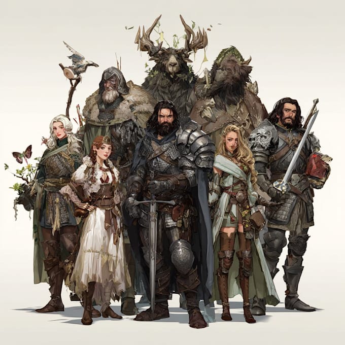 draw your dnd party
