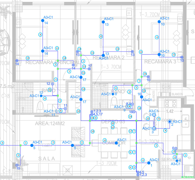 electrical and special systems drawings with mexican codes