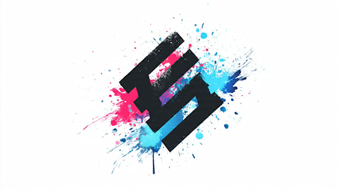 make a modern street art graffiti logo