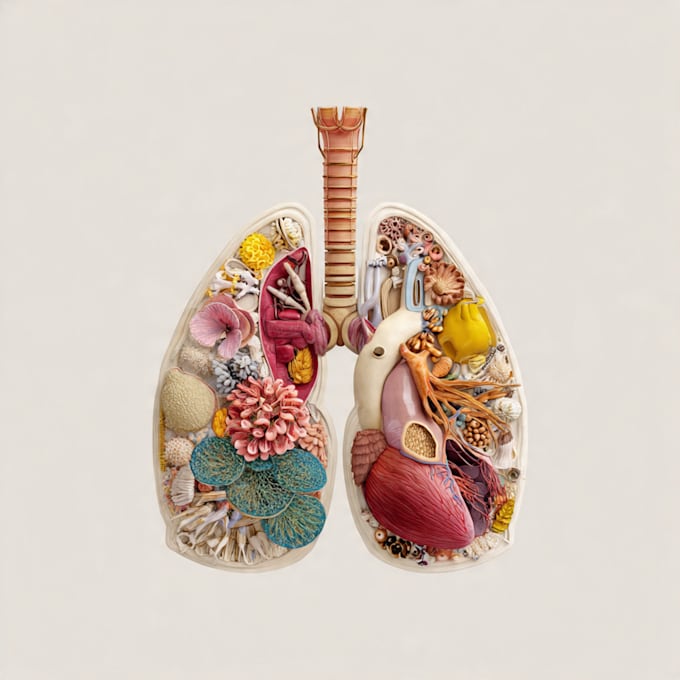create high quality medical and anatomical illustrations