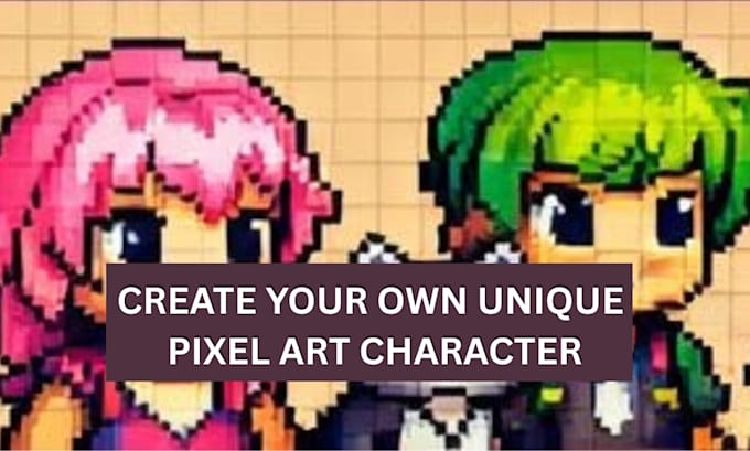 design a custom high quality pixel art characters and avatars