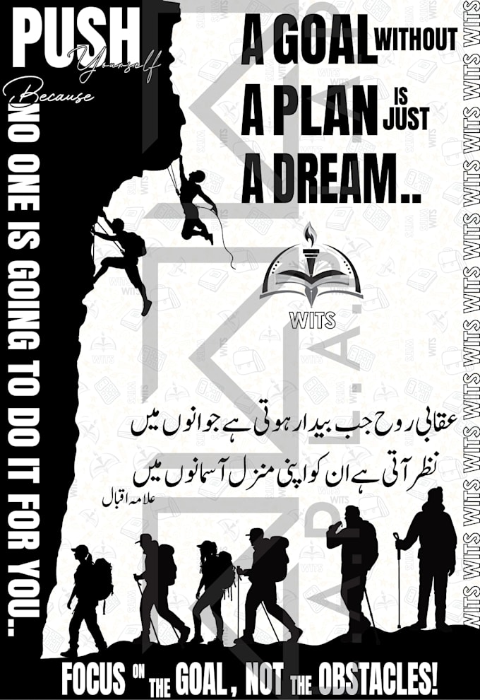 design minimalist school poster