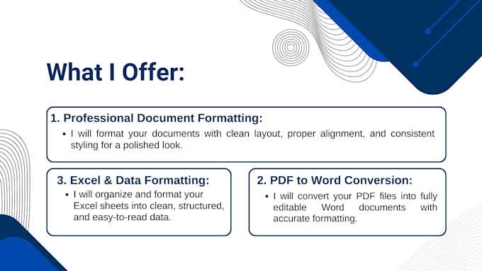 professionally format your word document, report, or PDF