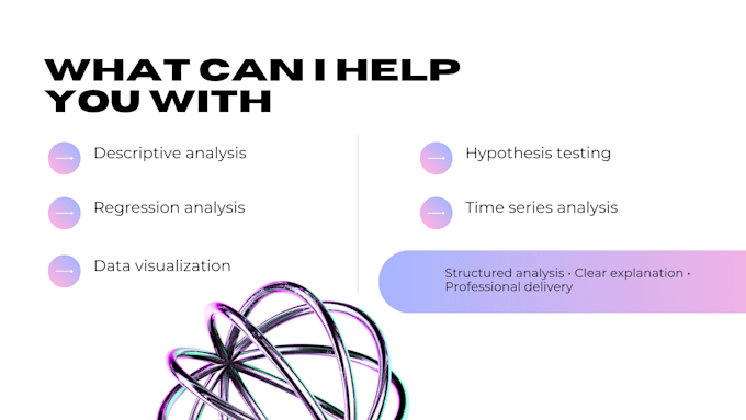 perform statistical analysis and explain results clearly
