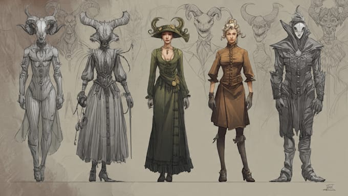 fantasy horror and fantasy horror character