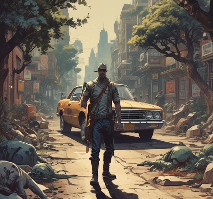 create comic book art