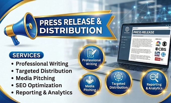 do press release writing and press release distribution