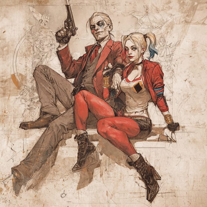 draw comic book illustration as a comic book illustrator